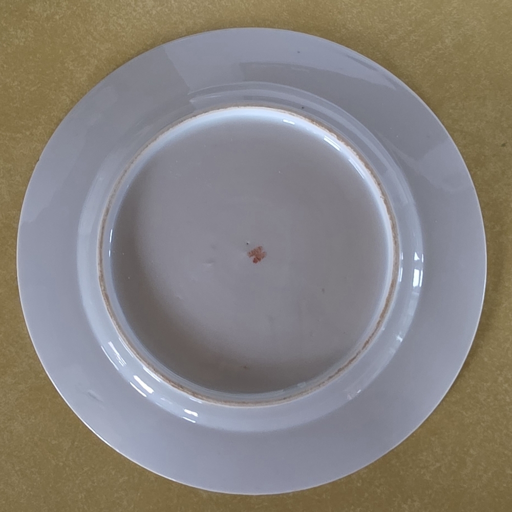 Vintage Japan 7" Plate Hand Painted Blossoms Pastels & Moriage Beautiful - Picture 7 of 9
